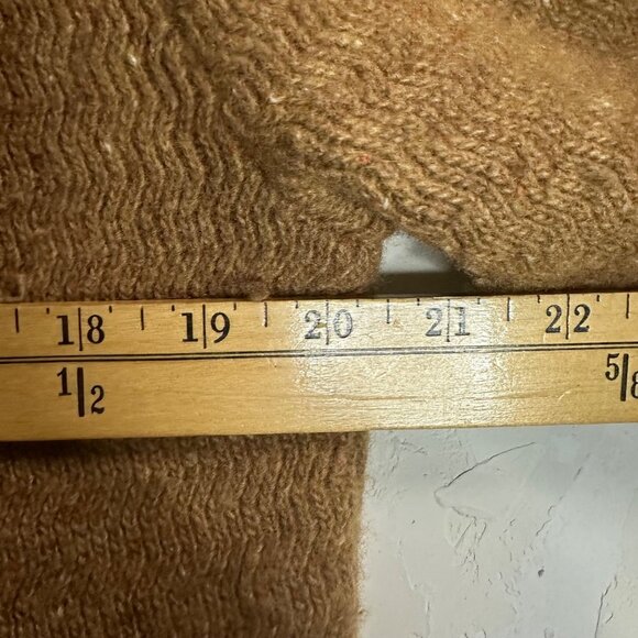 J. Crew Mercantile Long Brown Lambs Wool Button-Front Cardigan Coat Womens Mediu - Picture 4 of 9